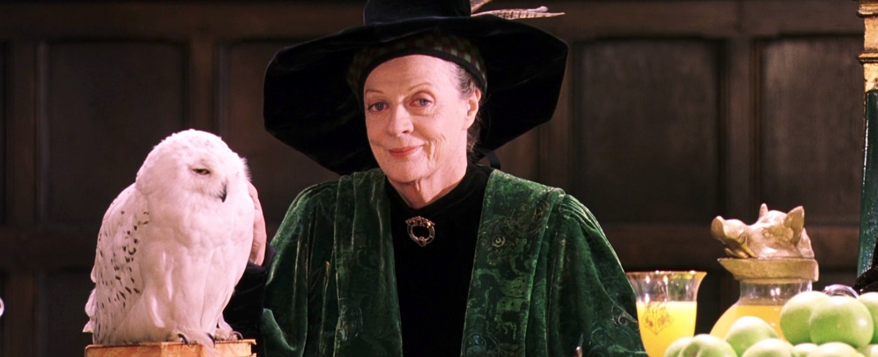 她在《 哈利波特 》系列电影中饰演的米勒娃·麦格教授(Minerva McGonagall)也深受全球观众的喜爱。